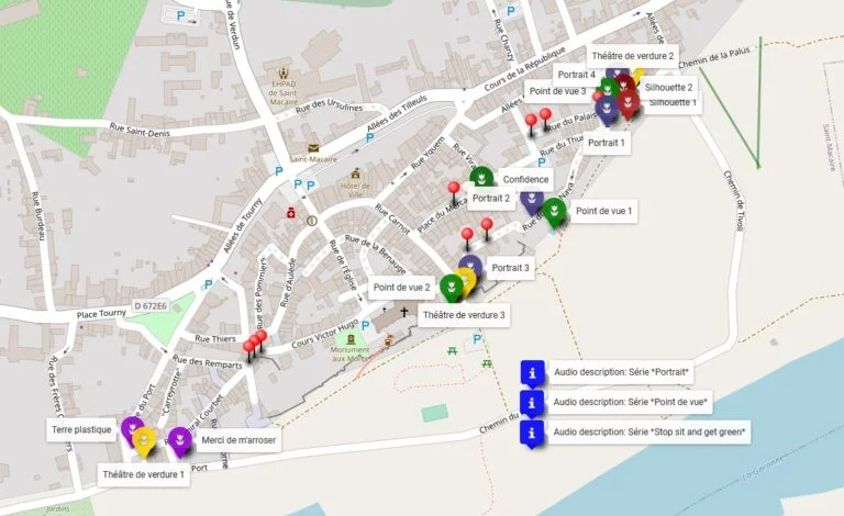 Carte intéractive